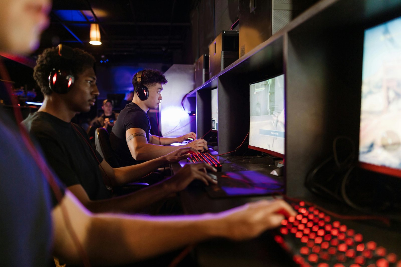 Competitive players testing shooter game created by Shooter Game Development Agency in UK