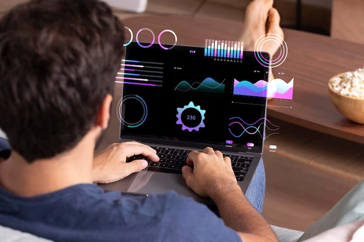 Cross Platform Game Development Agency in UK analyzing performance dashboard metrics