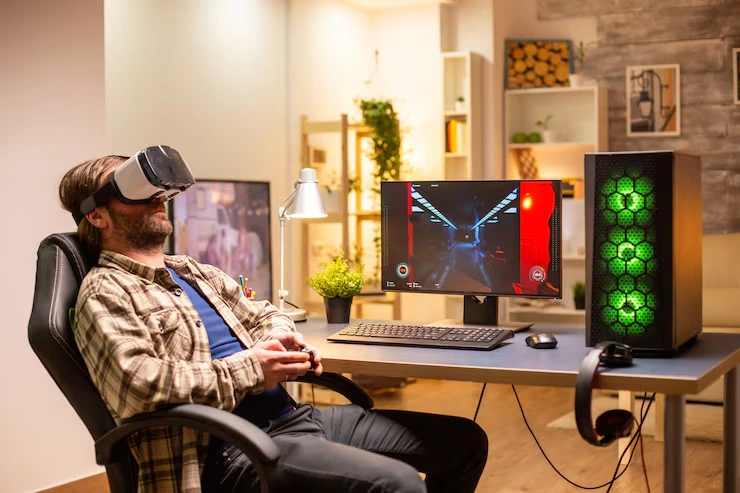 Roblox Game Development Agency in UK showcasing immersive setup