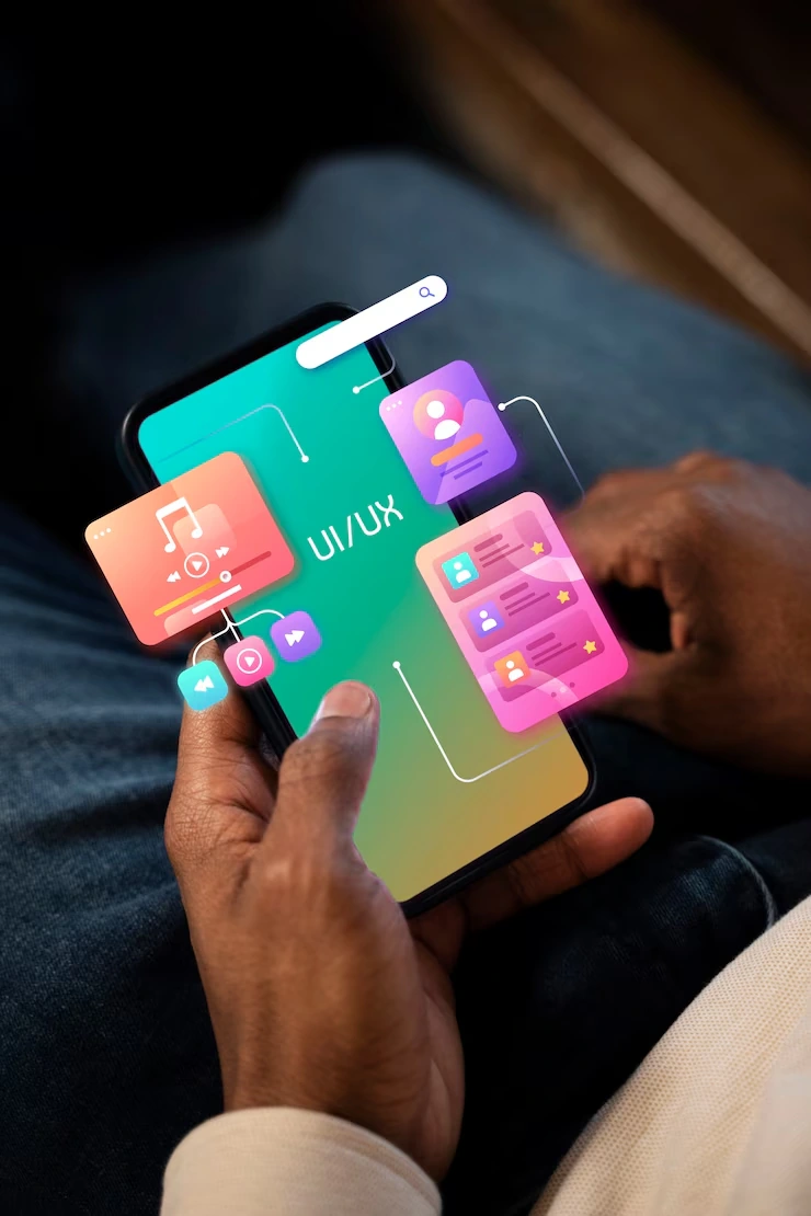 Cross Platform Game Development Agency in UK designing mobile UI UX interface